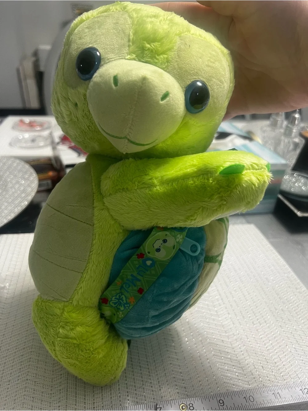 Disney Parks Aulani ‘Olu Mel Plush Backpack Turtle Duffy & Friends Rare NWOT